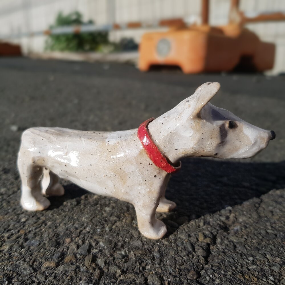Lava Ceramics handmade dog - Doris